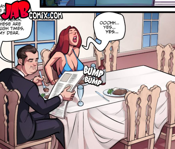 Dick - Underneath the table it's so horrid my own son was licking my private spot